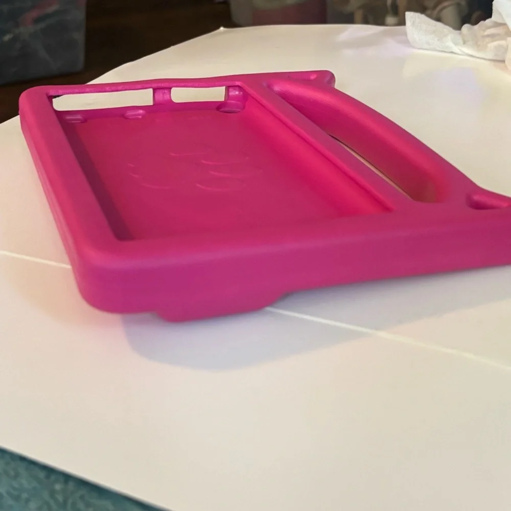 Pink Kids Tablet Handle Case - Protective EVA Sleeve